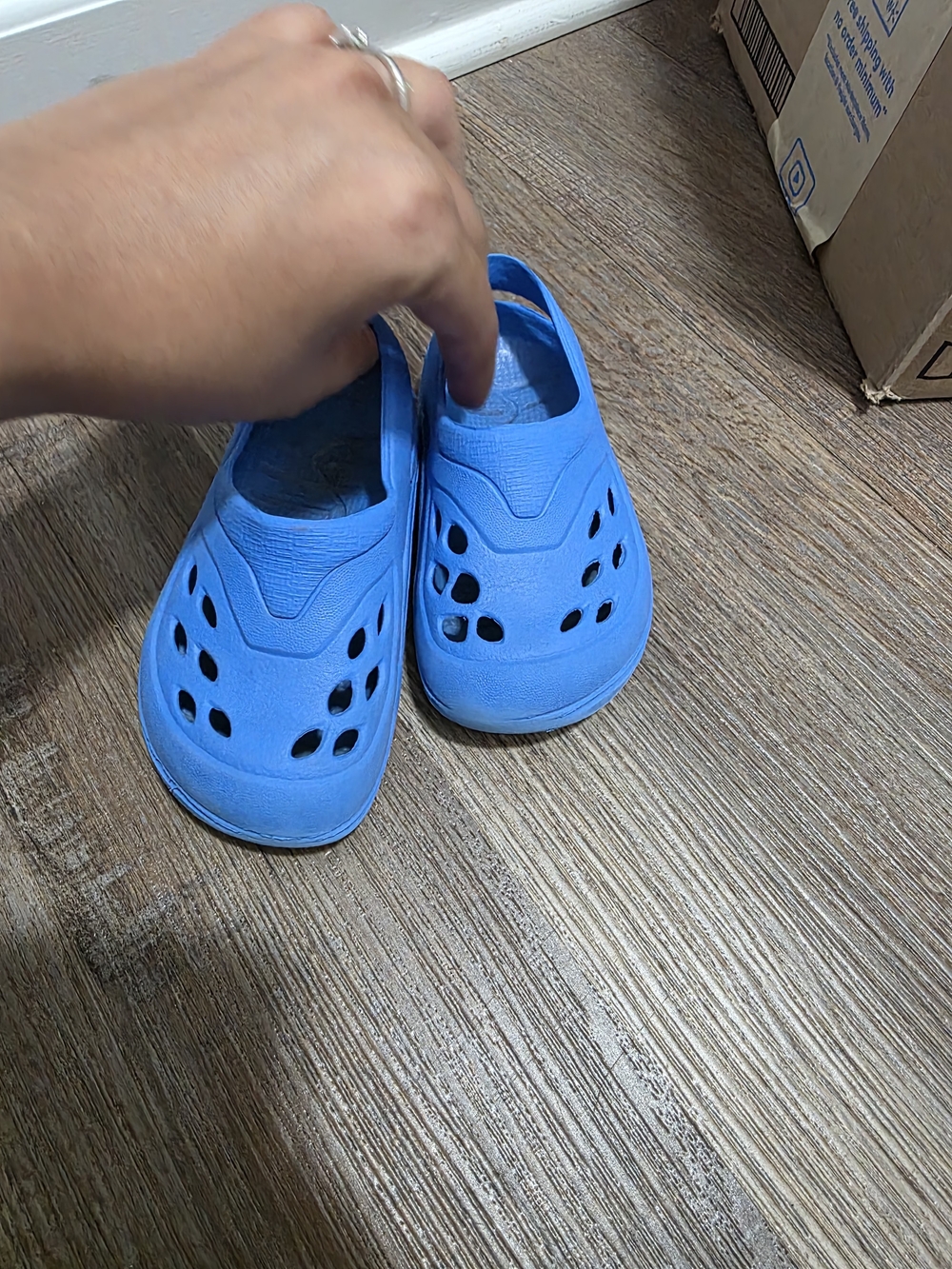 Kids Blue Slip-On Water Shoes